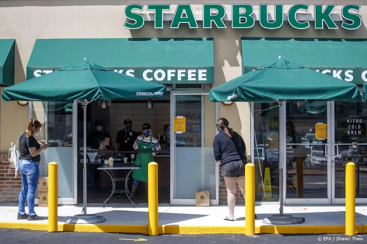 recordomzet voor starbucks ondanks tegenvaller in china