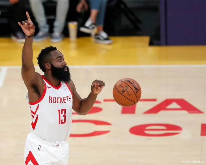 recordscore van harden bij houston rockets