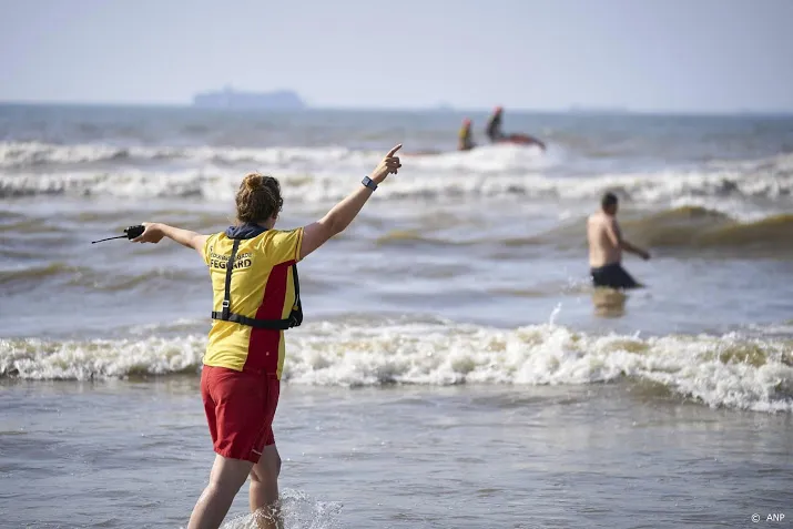 reddingsbrigade waarschuwt voor koud zwemwater