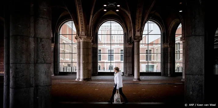 rijksmuseum bezoekersaantal 2020 een kwart van vorig jaar