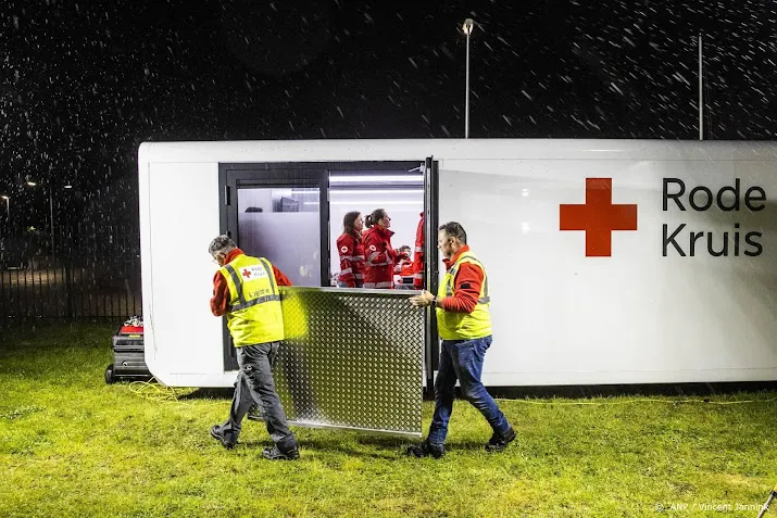 rode kruis houdt situatie bij overvol ter apel in de gaten