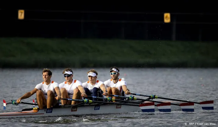 roeiers dubbelvier bezorgen nederland eerste goud in tokio