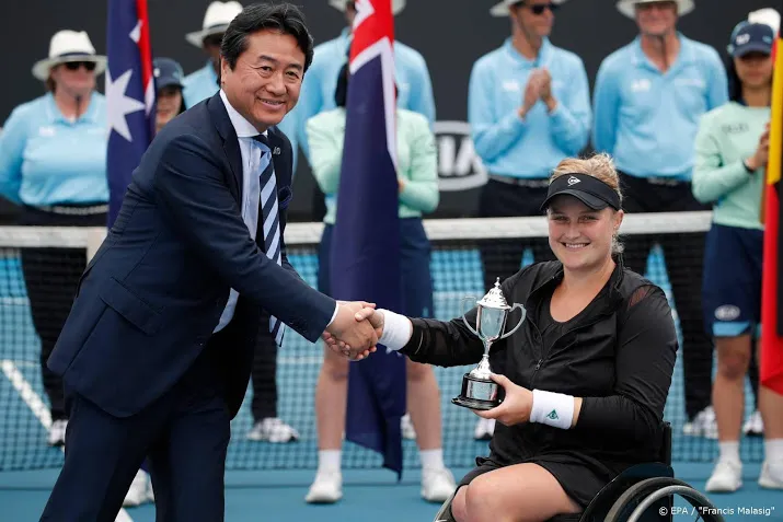 rolstoeltennisster van koot verliest finale australian open
