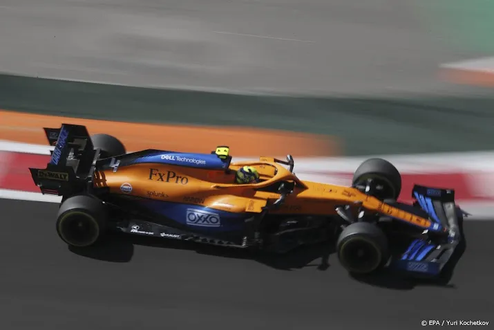 ronde vol risico bezorgt norris eerste poleposition
