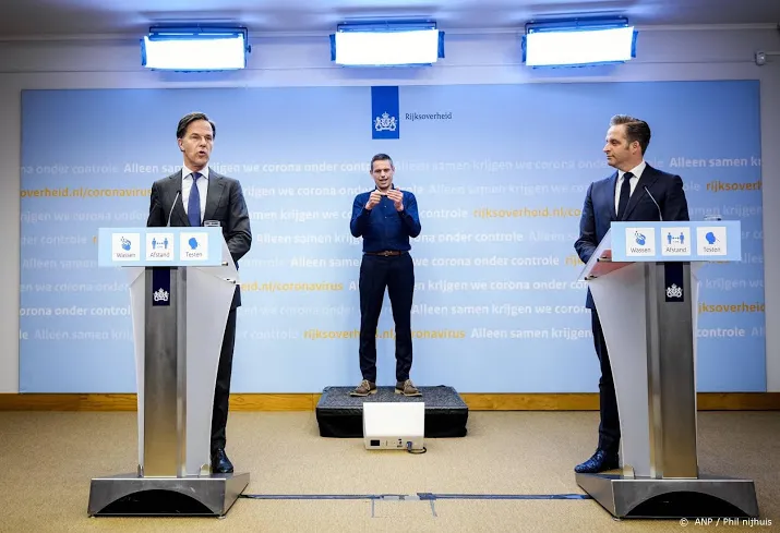 rutte meeste locaties gaan onder voorwaarden open