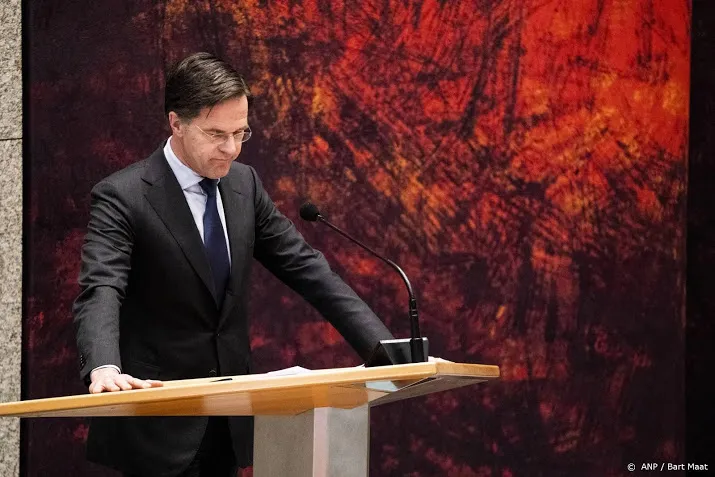 rutte vervangen als motie van wantrouwen wordt aangenomen