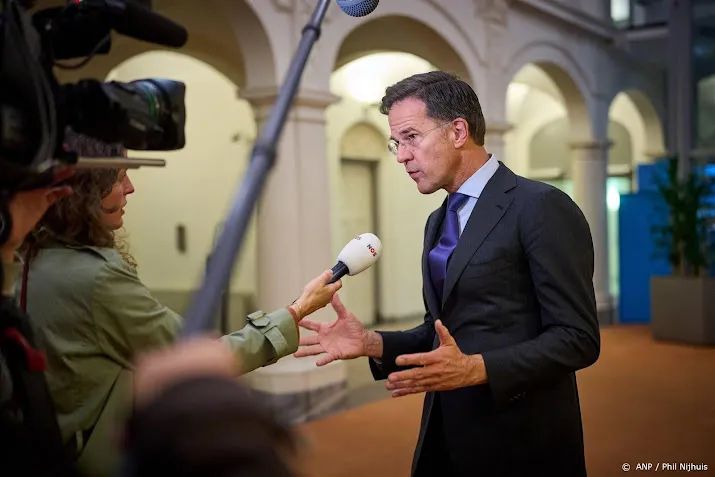 rutte verzekert eu leiders op een lijn over oorlog israel hamas