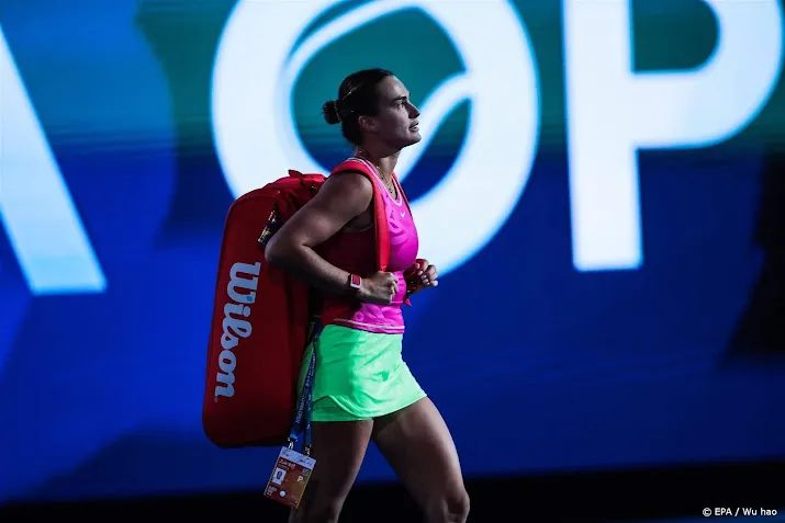 sabalenka gunt sakkari bij start wta finals slechts een game