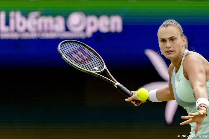 sabalenka met veel moeite naar halve finales libema open