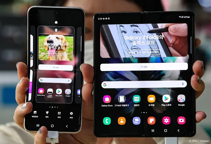samsung profiteert van verkoop opvouwbare smartphones