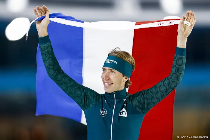 schaatser bergsma verslaat roest en pakt titel op 5000 meter