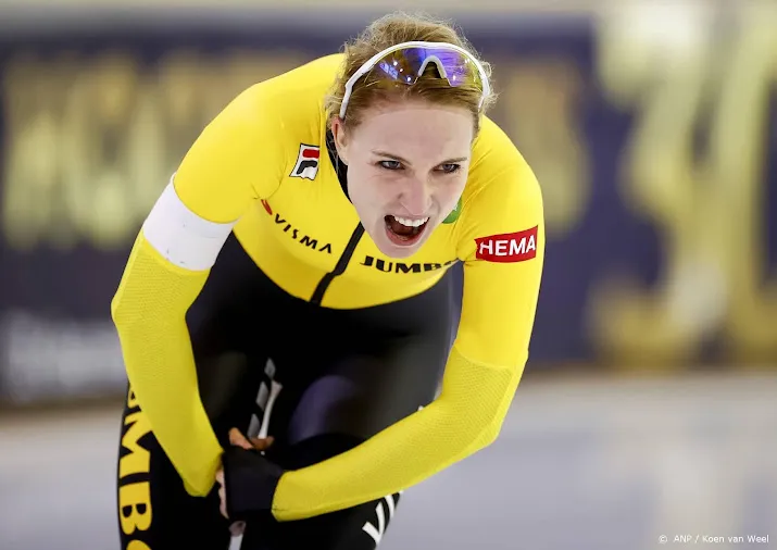schaatsster achtereekte opgelucht met derde plaats op 3000 meter