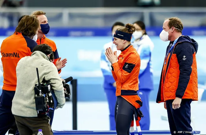 schaatsster wust na unieke prestatie dit is toch ongelooflijk