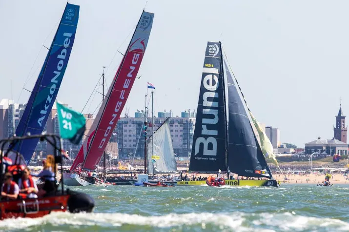 schepen volvo ocean race open voor bezoek