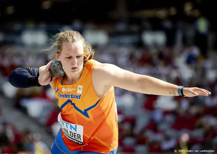 schilder na eerste poging meteen door naar finale kogelstoten