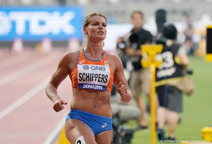 schippers sprint nipt naar finale 100 meter
