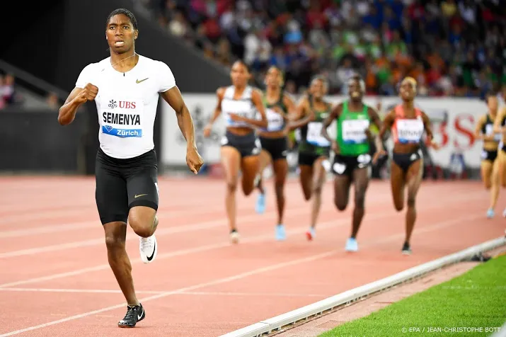 semenya start in doha nog op 800 meter