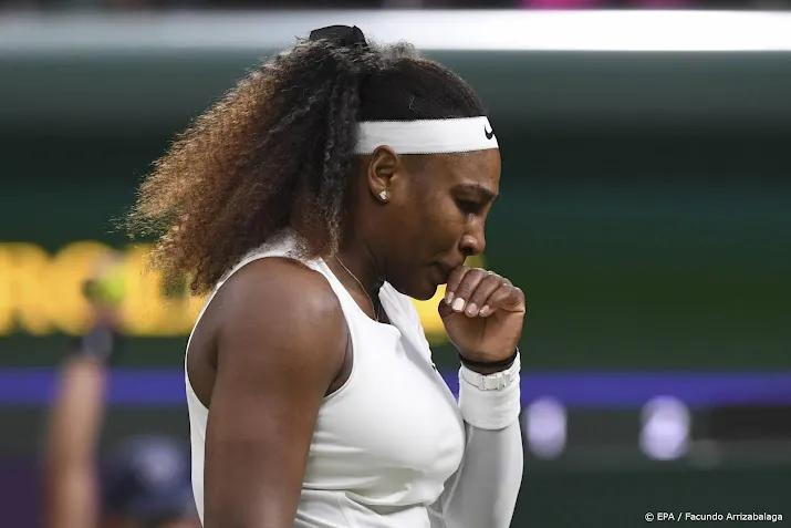 serena williams klaar in eastbourne door blessure dubbelpartner