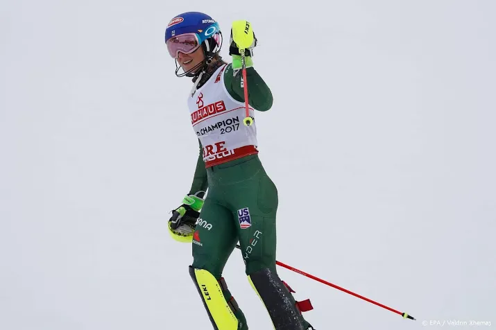 shiffrin opnieuw wereldkampioene op slalom