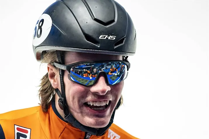 shorttracker van t wout moet goud op 500 meter aan sighel laten