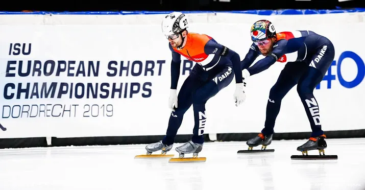 shorttrackers op ek tweede achter hongarije