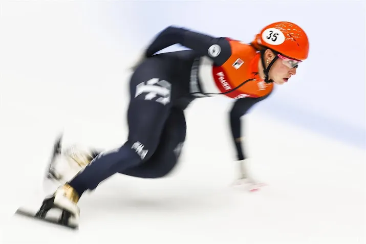 shorttrackster schulting in dordrecht tweede op de 1500 meter