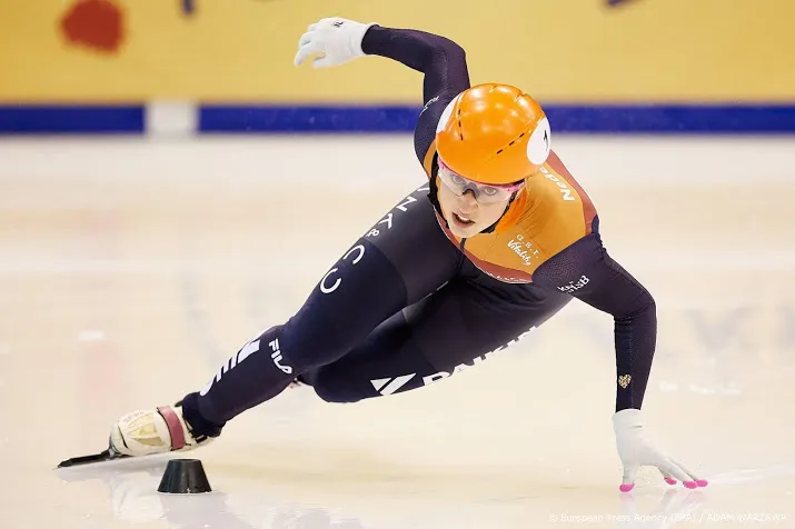 shorttrackster schulting pakt ek goud op 1500 meter