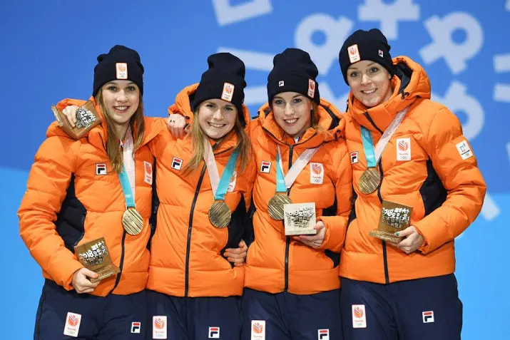 shorttracksters hebben hun medailles