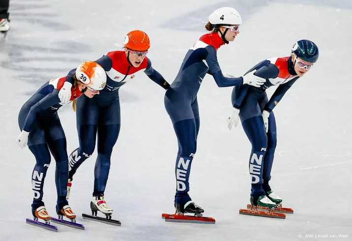 shorttracksters na bereiken finale missie voor helft geslaagd