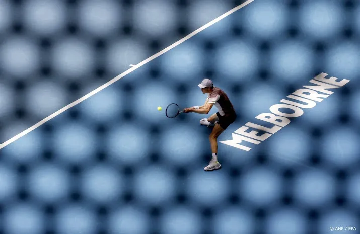sinner dendert door naar vierde ronde australian open