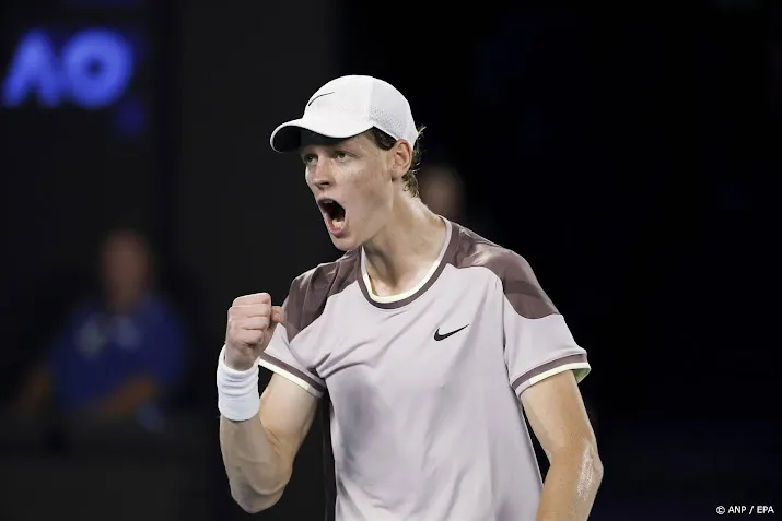 sinner pakt op australian open eerste grandslamtitel na vijfsetter
