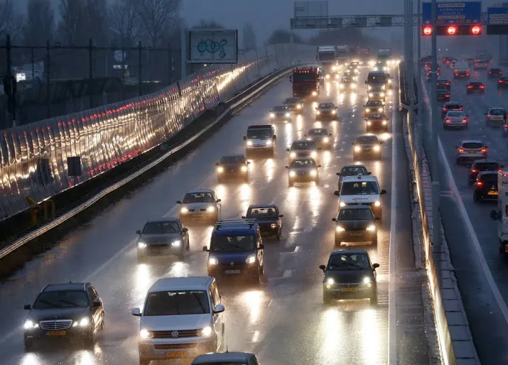 sint zorgt voor drukke avondspits