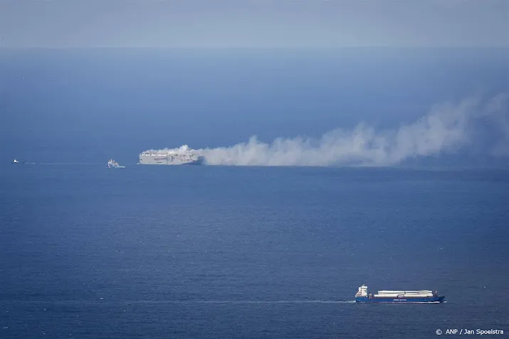 situatie onveranderd op vrachtschip bij ameland