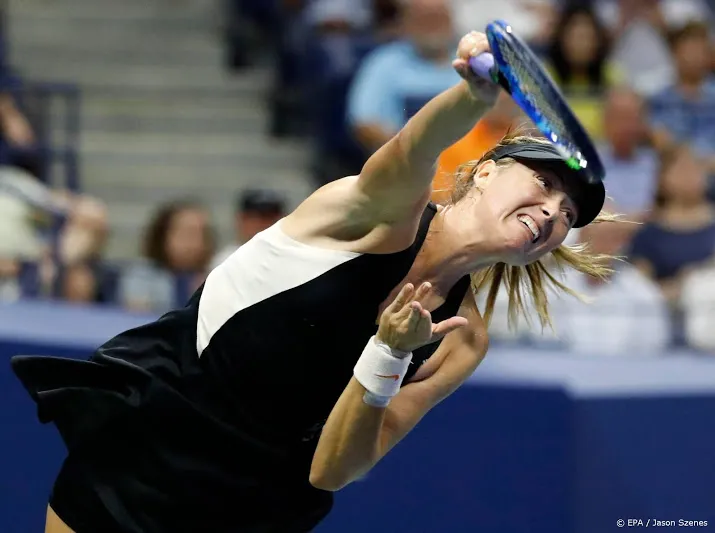 sjarapova geeft met blessure op in china