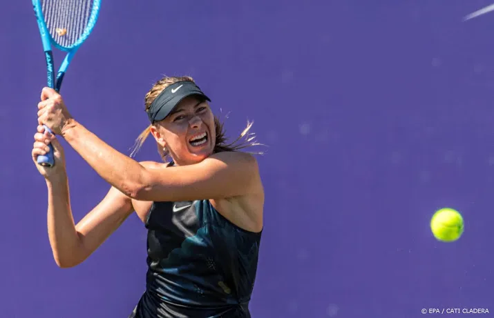 sjarapova wint eerste duel sinds eind januari