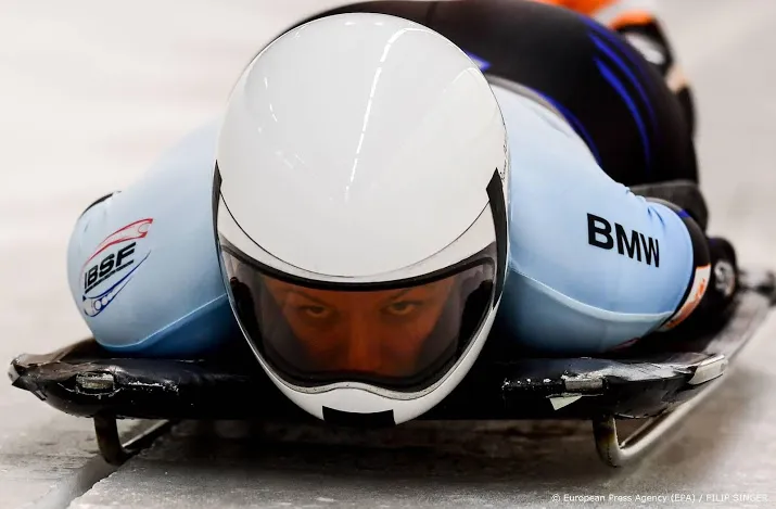 skeletonster bos rekent in winterberg niet op ek medaille