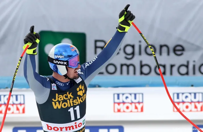 skier paris opnieuw de beste op afdaling in bormio