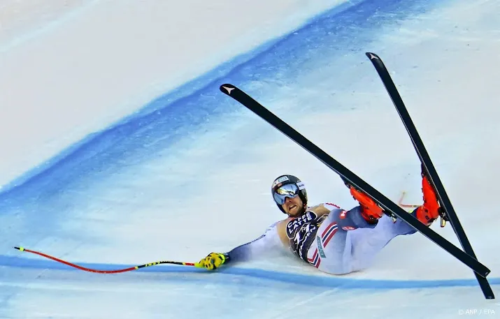 slechts kneuzingen noorse skier kilde na zware crash in wengen
