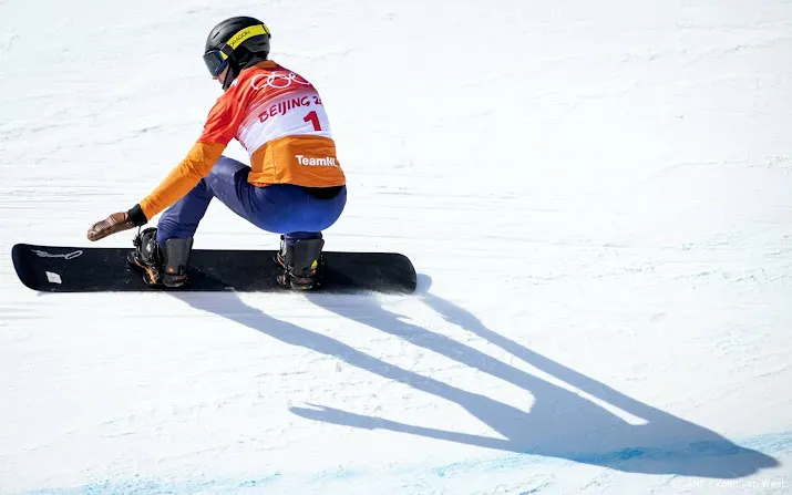 snowboarder de blois strandt op spelen in eerste knock outronde