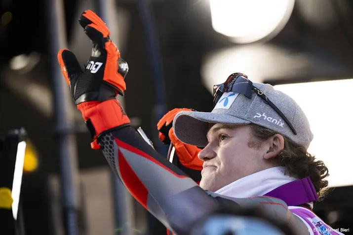 spectaculaire wereldbekerzege skier braathen op slalom wengen