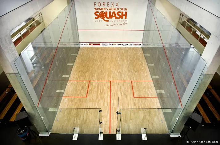 squash als eerste sport aan de beurt in pilot met testbewijs