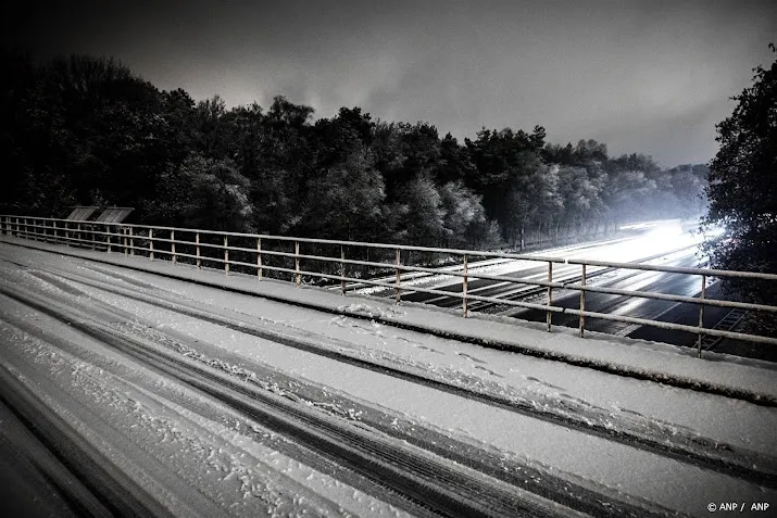 steeds meer sneeuwbuien en gladheid