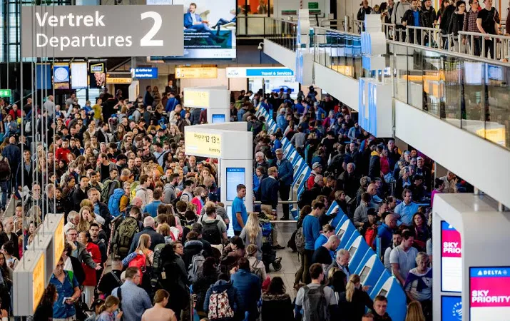 storing schiphol door reeks gebeurtenissen