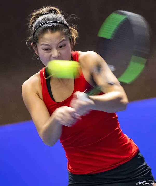 stunt tennisster hartono blijft uit bij debuut op australian open