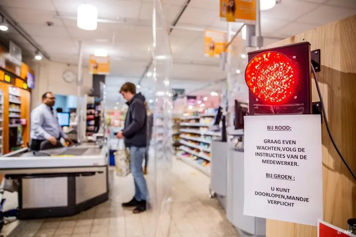 supermarkten kom niet allemaal tegelijk voor de paasboodschappen