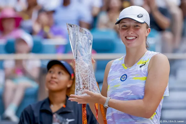 swiatek meldt zich af voor tennistoernooi charleston