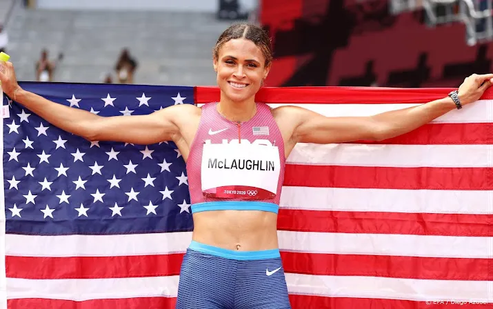 sydney mclaughlin loopt nieuw wereldrecord op 400 meter horden
