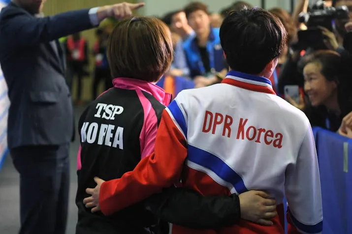 tafeltennissters korea vormen op wk een team