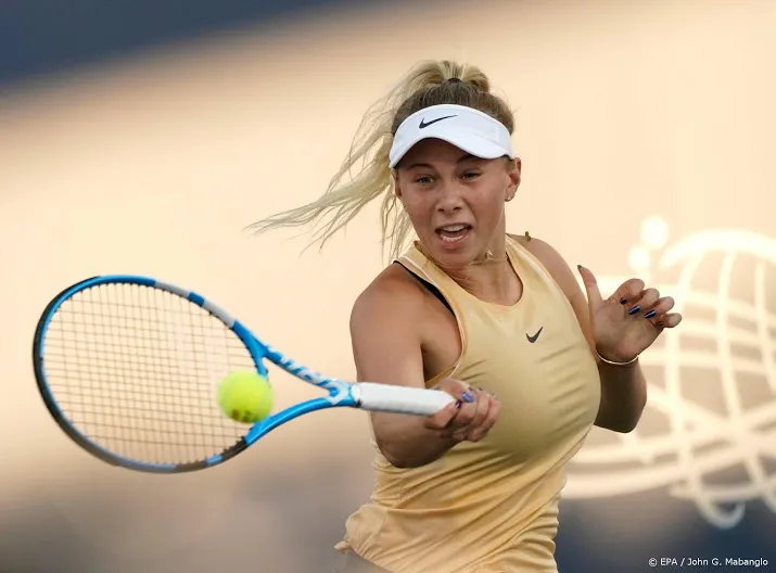 talent anisimova zegt af na overlijden vader