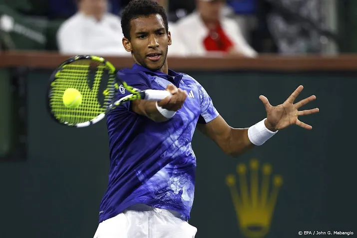 tennisser auger aliassime strandt in derde ronde in miami